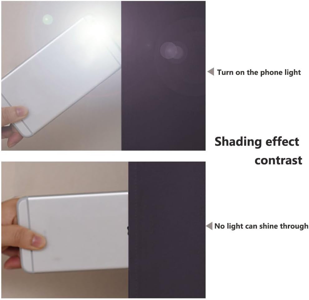 NICETOWN Full Shading Curtains 90" Long 2 Panels Set for Windows, Greyish Purple, Pack of 2, 52" W, Super Heavy-Duty Black Lined Blackout Curtains for Bedroom, Privacy Assured Window Treatment