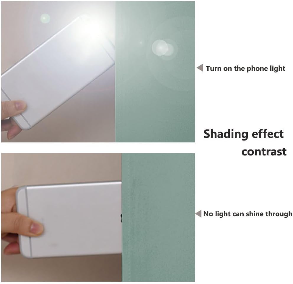 NICETOWN 100% Blackout Curtains 84 inches Long, Seafoam Green, 52 inches Wide, Pair of Energy Smart & Noise Blocking Out Drapes for Baby Room Window, Thermal Insulated Guest Room Lined Window Dressing