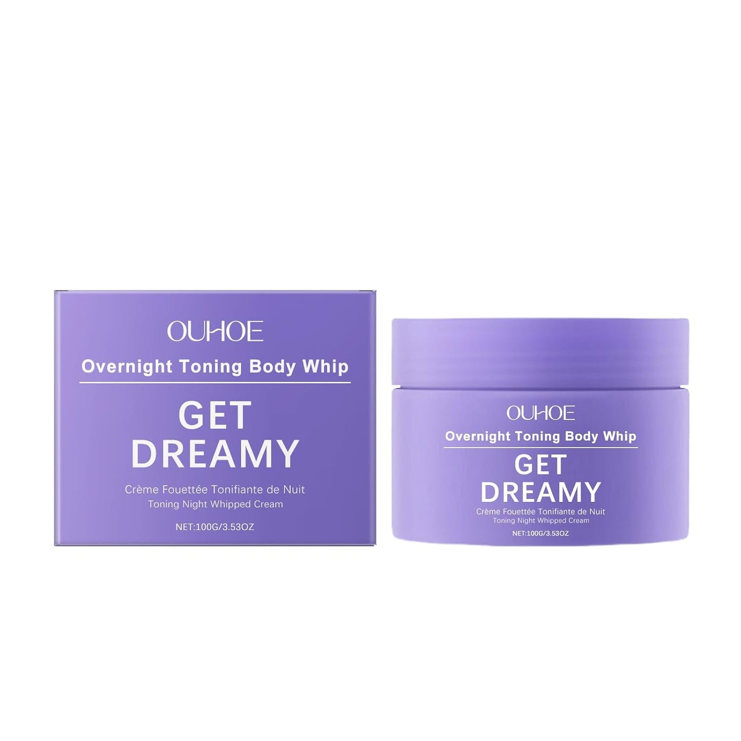 GET DREAMY Overnight Toning Whip - Nighttime Body Firming Cream for Tightening Loose Skin & Belly,Hydrating Moisturizer for Women & Men(1PC)