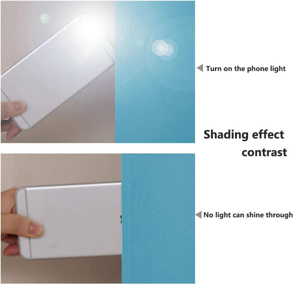 NICETOWN 100% Blackout Window Curtain Panels, Teal Blue, 2 Pieces, 42-inch Wide Per Panel, Full Light Blocking Drapes with Black Liner for Nursery, 72-inch Drop Thermal Insulated Draperies