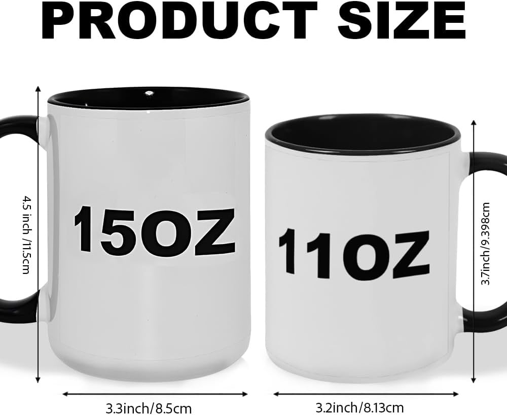 Custom Mug, Customized Photo Coffee Mug, Personalized 11 Oz Ceramic Mug with Photo, Taza Personalizadas for Men Women Family