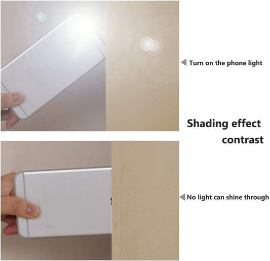 NICETOWN Thermal Insulated 100% Blackout Curtains, Sound Proof Drapes with Black Backing, Full Light Blocking Panels for Patio Sliding Door (Biscotti Beige, 2 Panels, 70 inches x 108 inches)