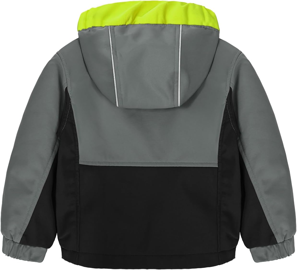 GEMYSE Toddler Jacket Fleece Lined Baby Boys Windbreaker Water Resistant Kids Hooded Coat Warm Spring Fall Outerwear