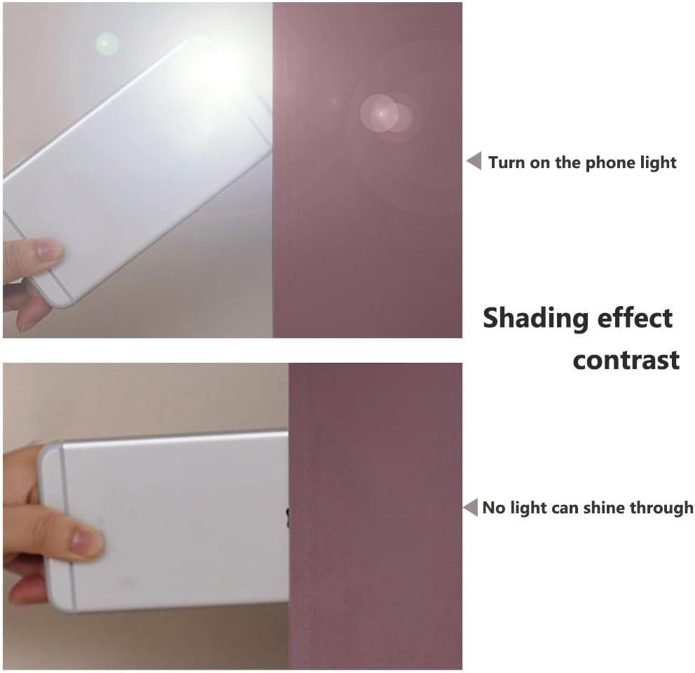 NICETOWN 100% Blackout Blinds, Set of 2, 46" x 96", Dry Rose, Laundry Room Decor Window Treatment Curtains for Large Patio Sliding Door, Thermal Insulated Curtains for Bedroom