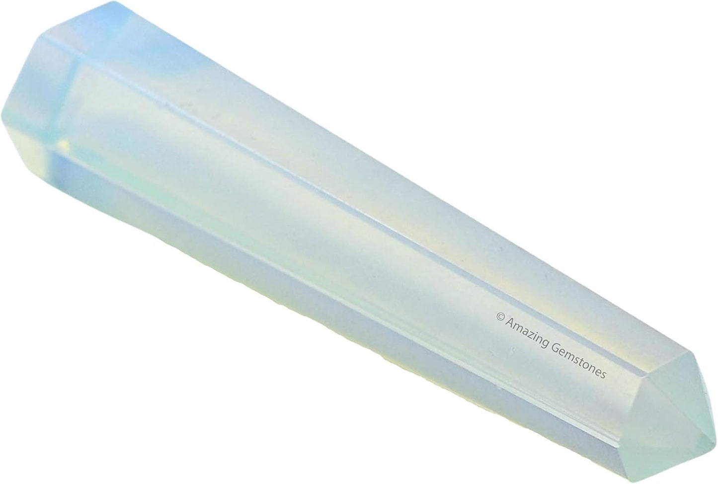 Amazing Gemstone Opalite Crystal Towers ~ Natural Healing Crystal Point Obelisk for Reiki Healing and Crystal Grid (3- Inch)