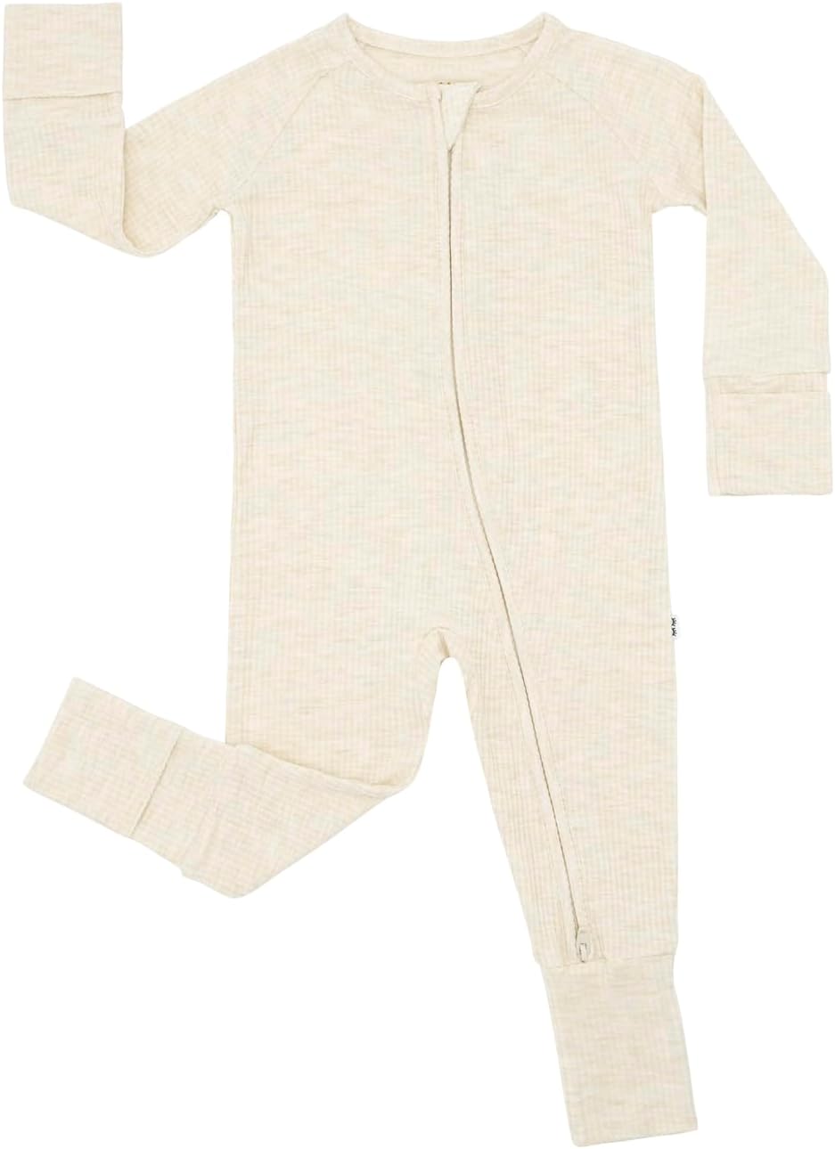 Little Sleepies Pajamas for Baby Boys & Girls, Viscose from Bamboo Baby Pajamas, Preemie & Newborn Sleepers, 2-Way Zipper PJs