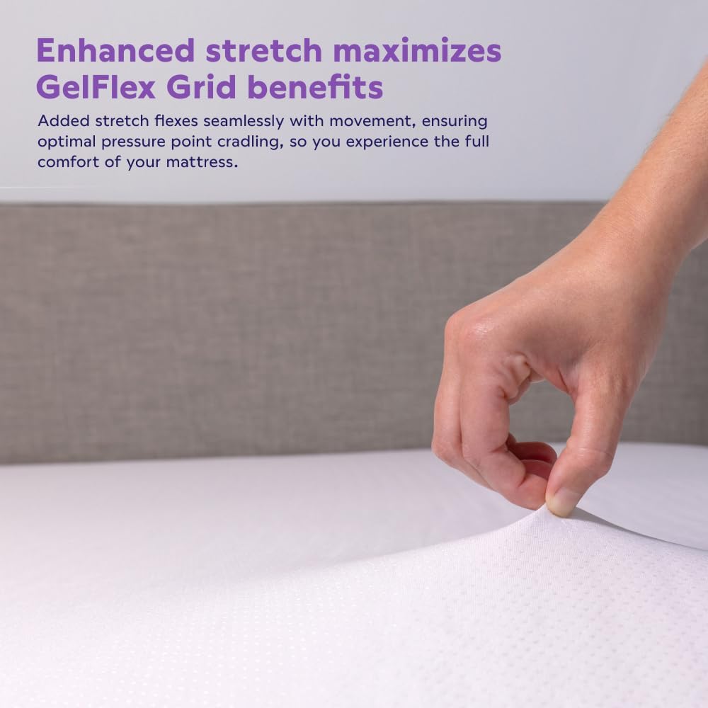 Purple Waterproof Mattress Protector – Twin XL, Gold-Standard Protection, Comfort-First Design, Fits Mattresses 8” to 15.5”
