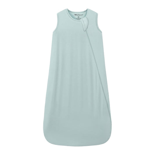 Mosebears Unisex Baby Sleep Sack 1.0 TOG, Supersoft Rayon Made from Bamboo Wearable Blanket with 2-Way Zipper (Calm Sage,0-6 Months)