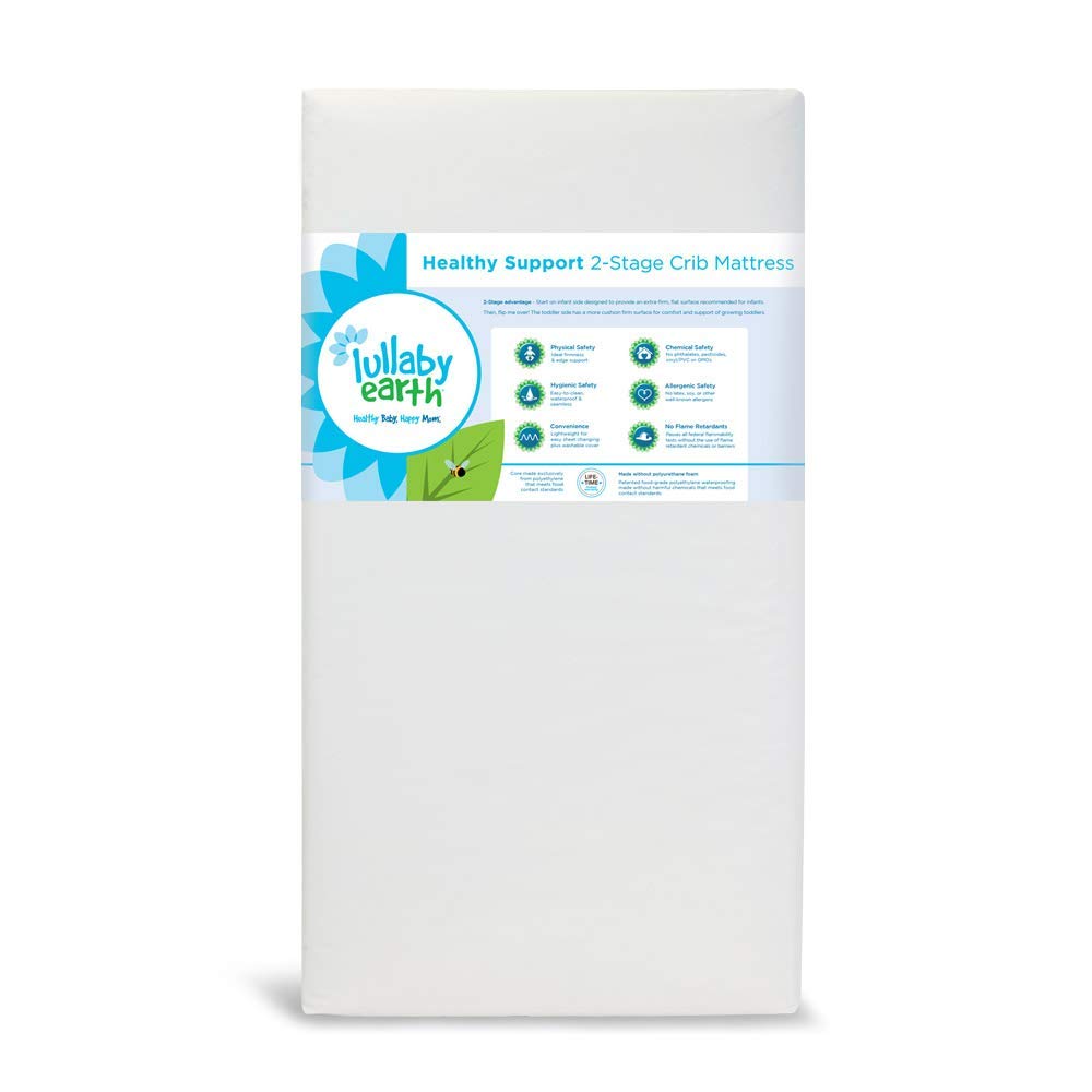 Lullaby Earth Healthy Support Crib Mattress- Origional - Beige