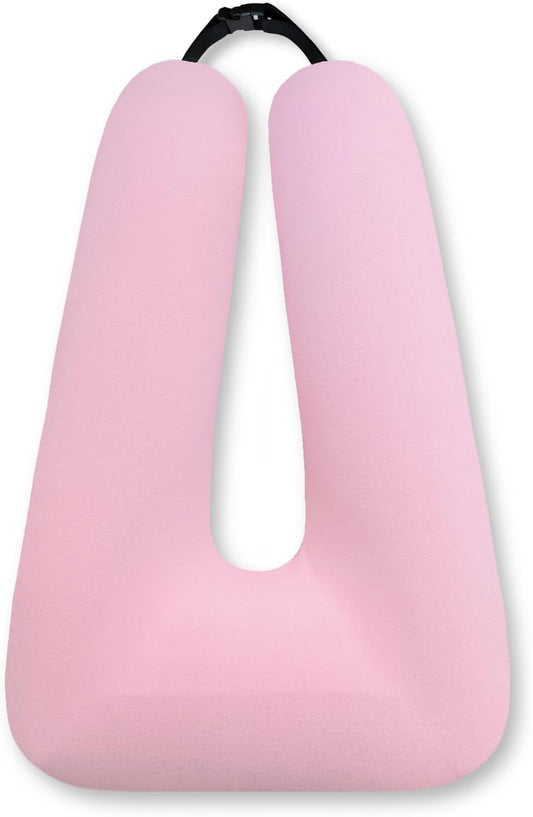 Travel Pillow Car Pillow Kid Car Sleeping The Sleeping Aid for Adults and Kids on Road Trips Sponge Kids Travel Pillow Provides Body and Head Support Pink