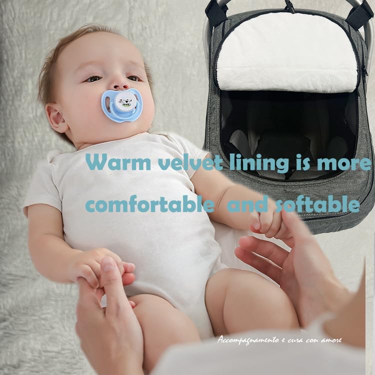 Car Seat Covers for Babies Winter - Baby Car Seat Cover Water Resistant,Universal Cold Weather Shield Carseat Covers Protection for Baby Warm and Cozy Carseat Cover for Infant Car Seat