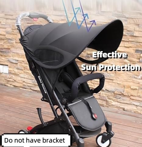 Sun Shade for Strollers Universal Strollers Cover Breathable UV Protection Cover Adjustable Stroller Sun Shade Summer Stroller Accessories Sunscreen Cover Baby Stroller Windshield