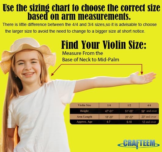 4/4 Full Size Fiddle White Colored Premium Violin Outfit for Beginners Adults Kids With 5 Color Fingering Tape- Handcrafted Student Beginner Violin. (White, 4/4 Full)