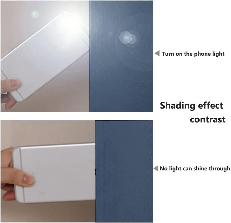 NICETOWN Full Shade Curtain Panels 78 inches Long, Pair of Energy Smart & Noise Blocking Out Blackout Drapes for Guest Room Window, Thermal Insulated Lined Window Dressing (Stone Blue, 55x78)