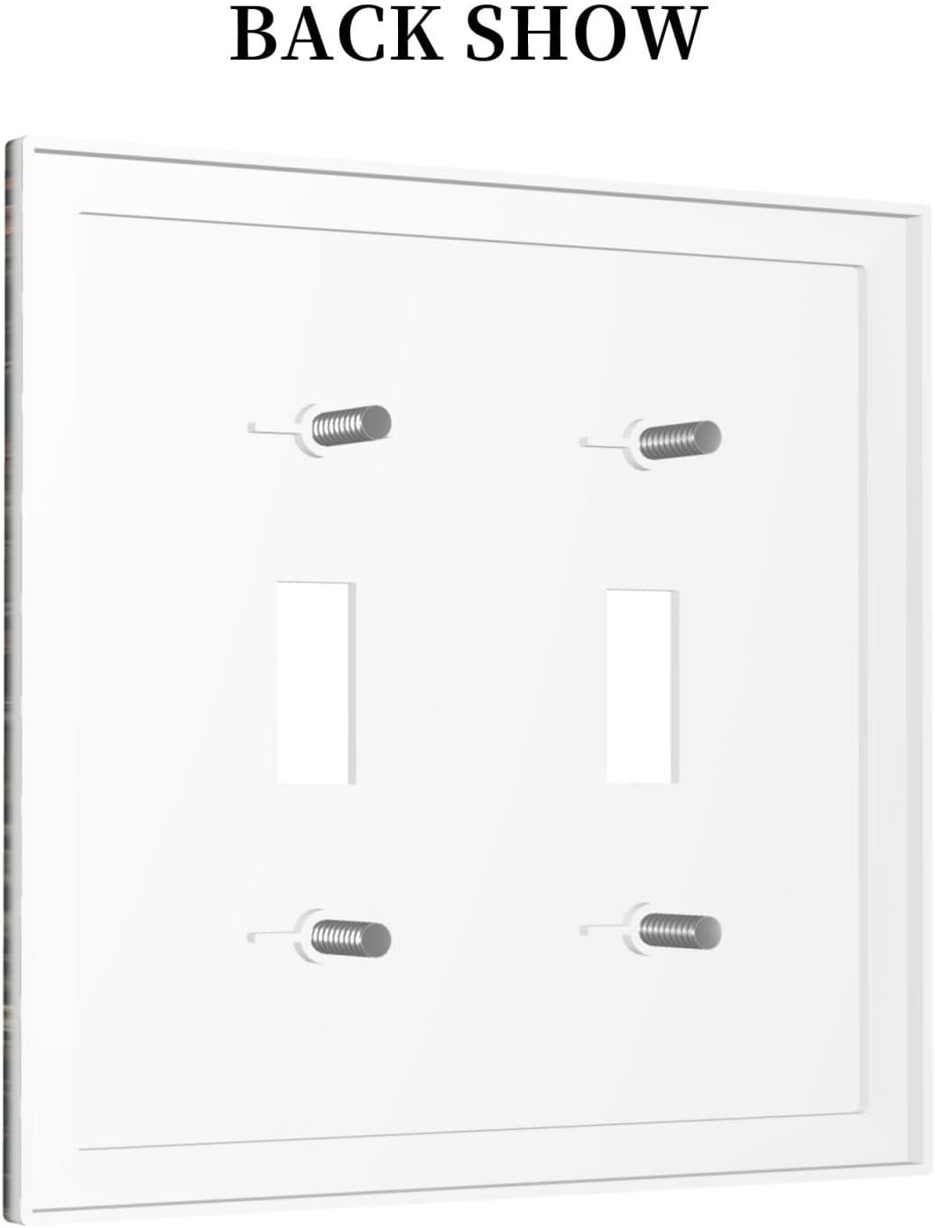 Decorative Switch Plates Vintage Morris Colorful Flower Green Leaf 2 Gang Double Toggle Outlet Light Switch Cover Wall Plate Electrical Faceplate For Bed Room Living Room Decor