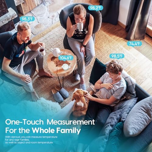 Thermometer for Adults and Kids, Fast Accurate Baby Thermometer, Fever Alarm & Mute Mode, Baby Essentials - Lifetime Support
