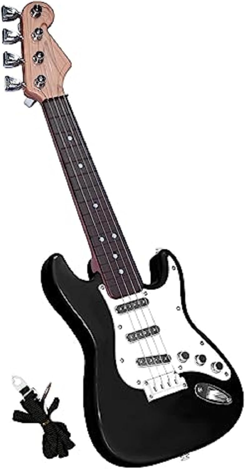 16inch Mini Guitar Toy for Kids and Beginners, Electric Guitar with Strap for Toddlers and Boys and Girls Instrument Toys