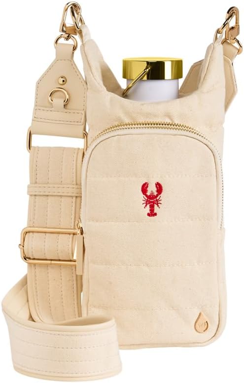 WanderFull® Original HydroBag® Collection, Water Bottle Holder w/Strap & Phone Pocket, Hands-Free Crossbody Water Bottle Bag