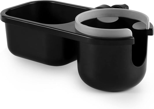 Accmor Stroller Cup Holder with Tray, Universal Cup Holder, Bike Bottle Holder, 360° Rotatable Large Caliber Drinks Holder for Stroller, Bike, Wheelchair, Walker