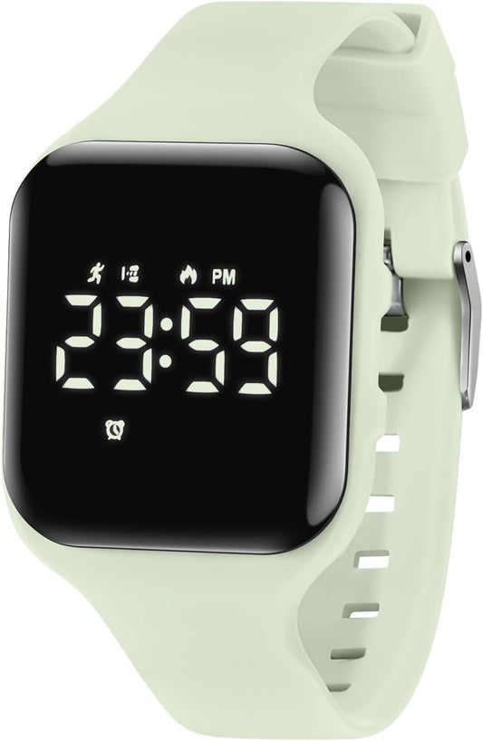 Kids Watches for Girls Boys Digital Sport Watch with Step Counter Pedometer Vibration Alarm Clock, No App Waterproof Fitness Tracker Kids Watch Boys Girls Teens Students Ages 5-16