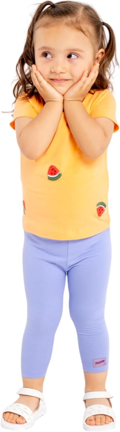 Premium Baby & Toddler Capri Leggings - Soft Cotton Blend, Durable & Perfect for Every Adventure