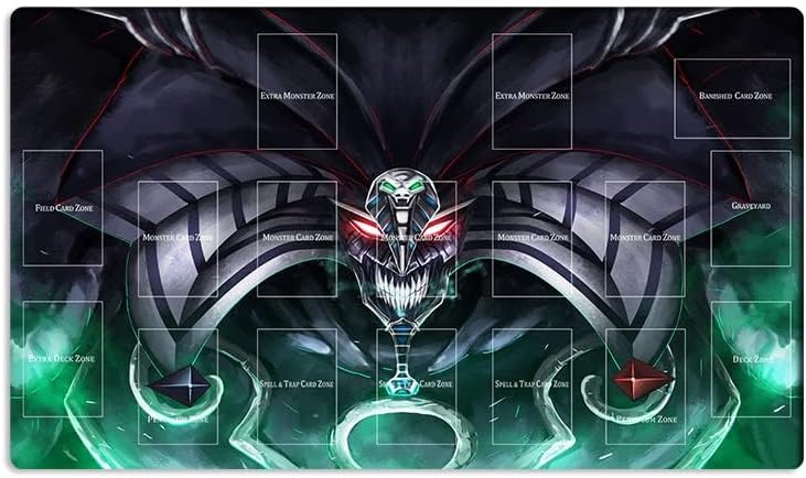 New Mlikemat Playmat Exodia,The Destroyer TCG CCG OCG Trading Card Game Mat with Zones + Free Bag (ZD039-185-A)