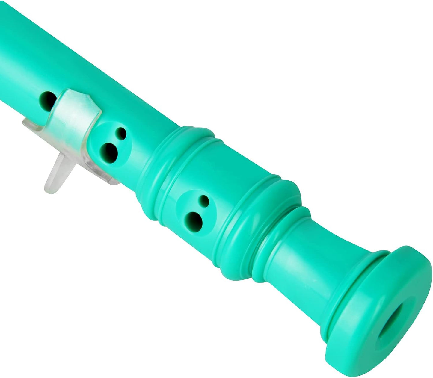 Eastrock Recorder Instrument German Style Soprano Recorder Green 3 Pieces for Beginners with Cleaning Rod, Fingering Chart, Packing Bag, Thumb Rest