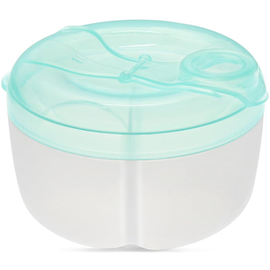 Accmor Baby Formula Dispenser On The Go, Formula Container to Go, Non-Spill Rotating Three-Compartment Formula Dispenser and Snack Storage Container for Infant Toddler Traveling