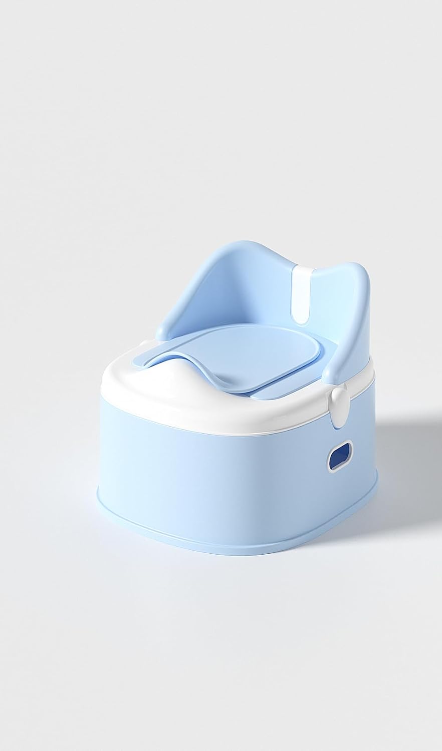 3 in 1 Toddler Potty Training Toilet Seat with Steps Ladder, Foldable Potty Train Chair Adapter for Toddlers Kids Boys Girls, Blue