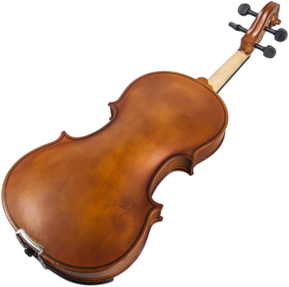 Paititi Artist-100 Student Violin Starter Kit with Brazilwood Bow Lightweight Case, Extra Strings, Rosin and Fingerchart (1/4)