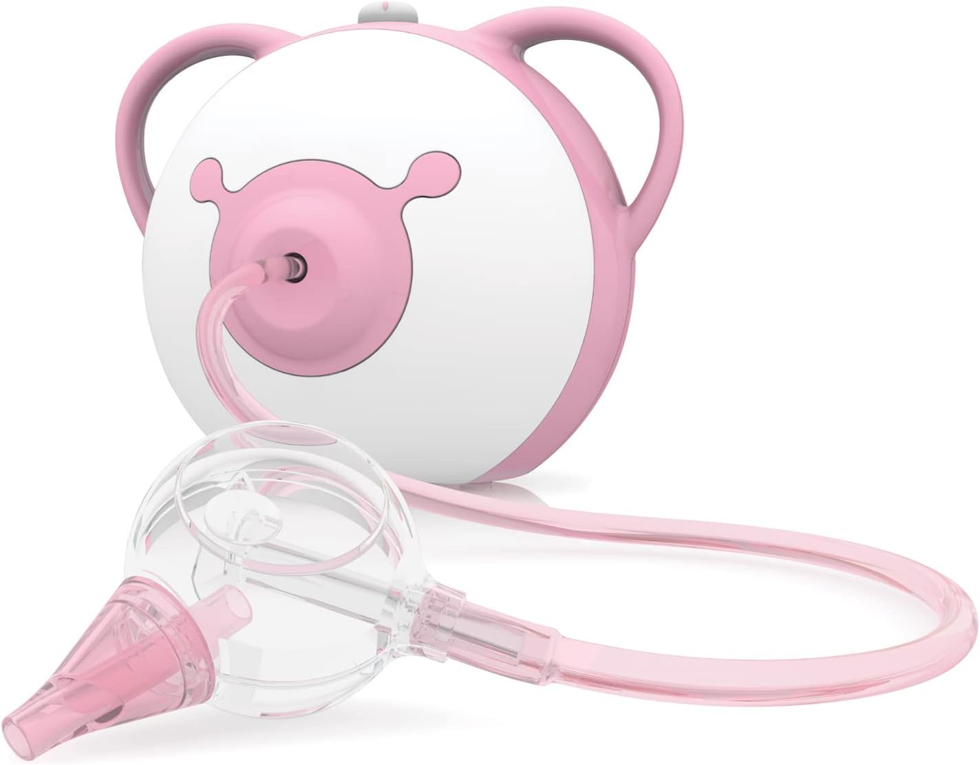 Nosiboo Pro Nasal Aspirator for Babies | Electric Nose Sucker | Made in EU | Adjustable Suction Power | Premium Quality | Award-Winning Design (Pink, 7,8x6,38x6,77 Inch)