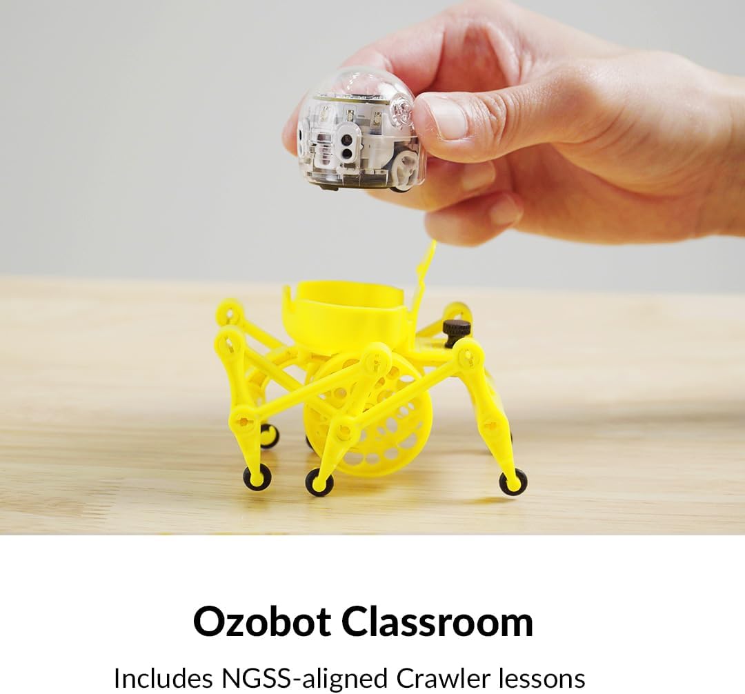 Crawler for Evo Robot - Interactive Programming Accessory, Enhances STEM Education, Develops Critical Thinking, Ideal for Kids Ages 8-13, Surprise Colors, 6 Kits, Evo Required Not Included