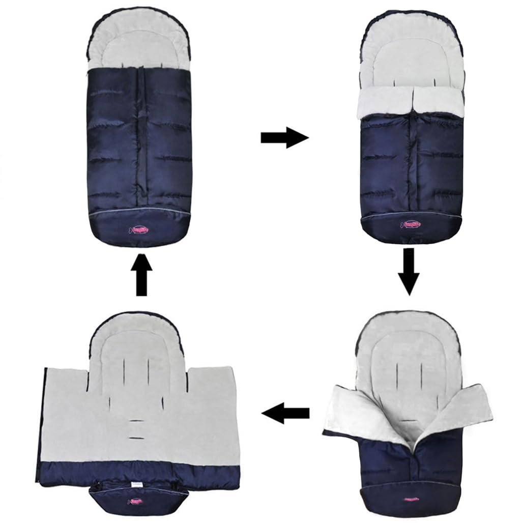 Cozy Toe Winter Tour Waterproof Sleep Sack for Toddlers,Universal Footmuff for Stroller,Multi-Functional Stroller Bunting Bag Blanket,6-36M Baby Use