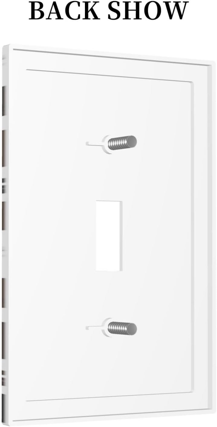 Decorative Light Switch Cover Rustic Cowhide Highland Cow Milk Cow 1 Gang Single Toggle Device Electrical Faceplate Switchplates Decorator Outlet Wall Plate For Farmhouse Home Decor