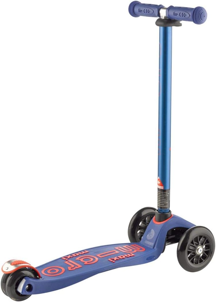 Micro Kickboard - Maxi Deluxe 3-Wheeled, Lean-to-Steer, Swiss-Designed Micro Scooter for Kids, Ages 5-12