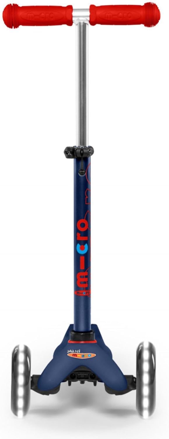 Micro Kickboard Mini Deluxe LED Three-Wheeled Lean-to-Steer Swiss-Designed Micro Scooter