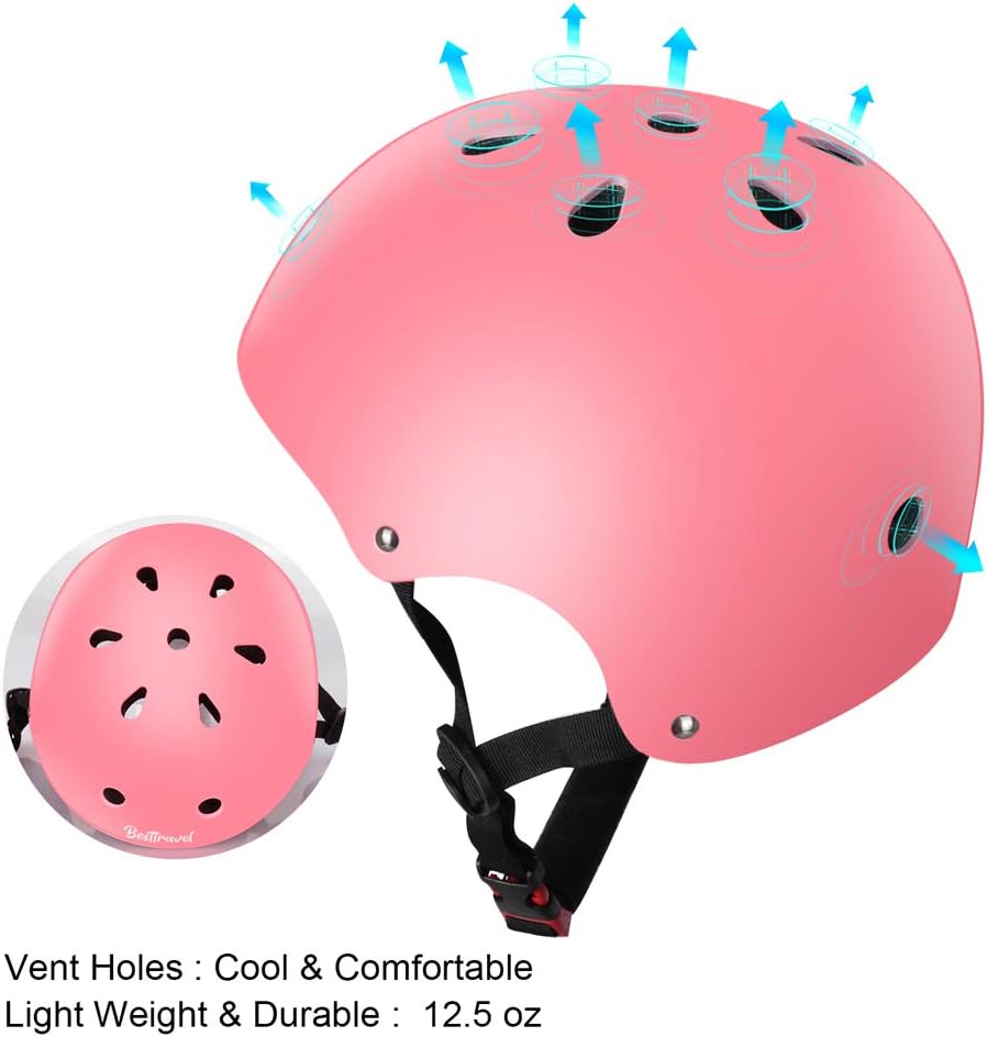 Kids Helmet, Toddler Adjustable Kids Ages 3-8 Years Old Boys Girls Multi-Sports Safety