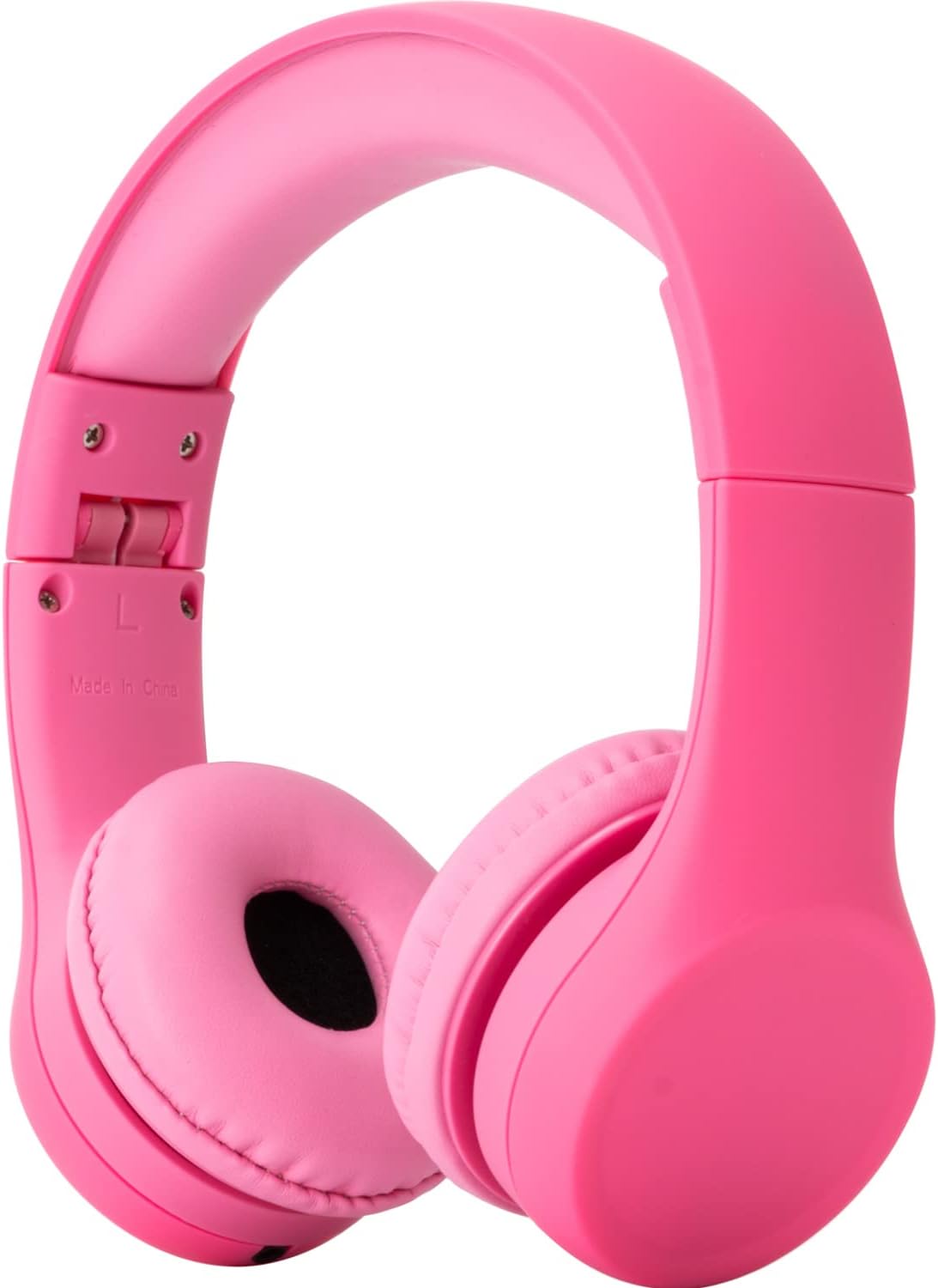 Snug Play+ Kids Headphones – Volume Limited 93dB for Safe Listening – Foldable, Durable Headphones for Toddlers, Boys & Girls – Tangle-Free Cord – Ideal for Travel, School, Tablets - Pink