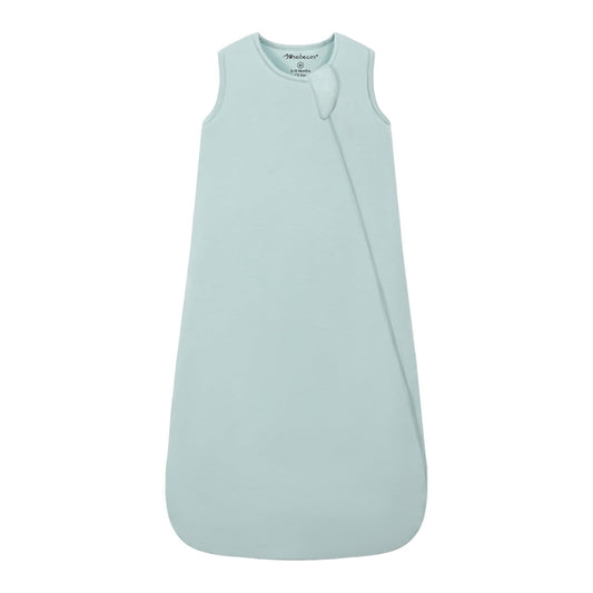 Mosebears Unisex Baby Sleep Sack 1.0 TOG, Supersoft Rayon Made from Bamboo Wearable Blanket with 2-Way Zipper(Sage,0-6 Months)