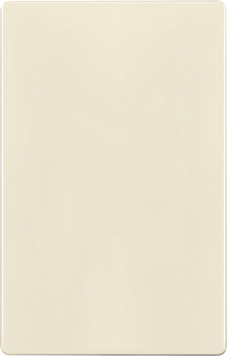 ENERLITES Screwless Blank Wall Plate, Child Safe Blank Device Outlet Cover, Standard Size, 1-Gang 4.68" x 2.93", Polycarbonate Thermoplastic, UL Listed, SI8801-LA, Glossy, Light Almond