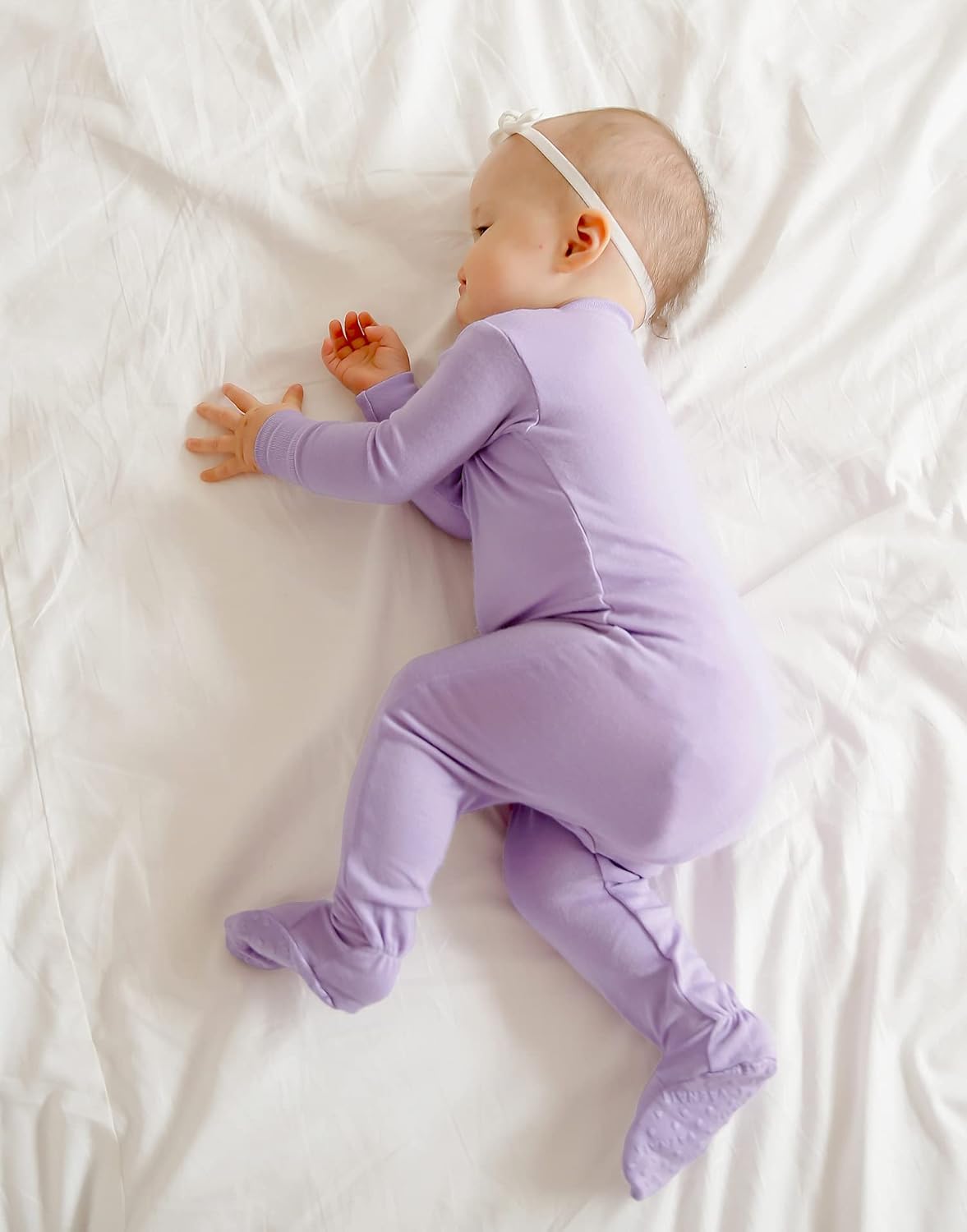 VAENAIT BABY Infant Toddler Boys Girls Footed One-Piece Sleep and Play Premium Modal Pajamas 1-2 Pieces