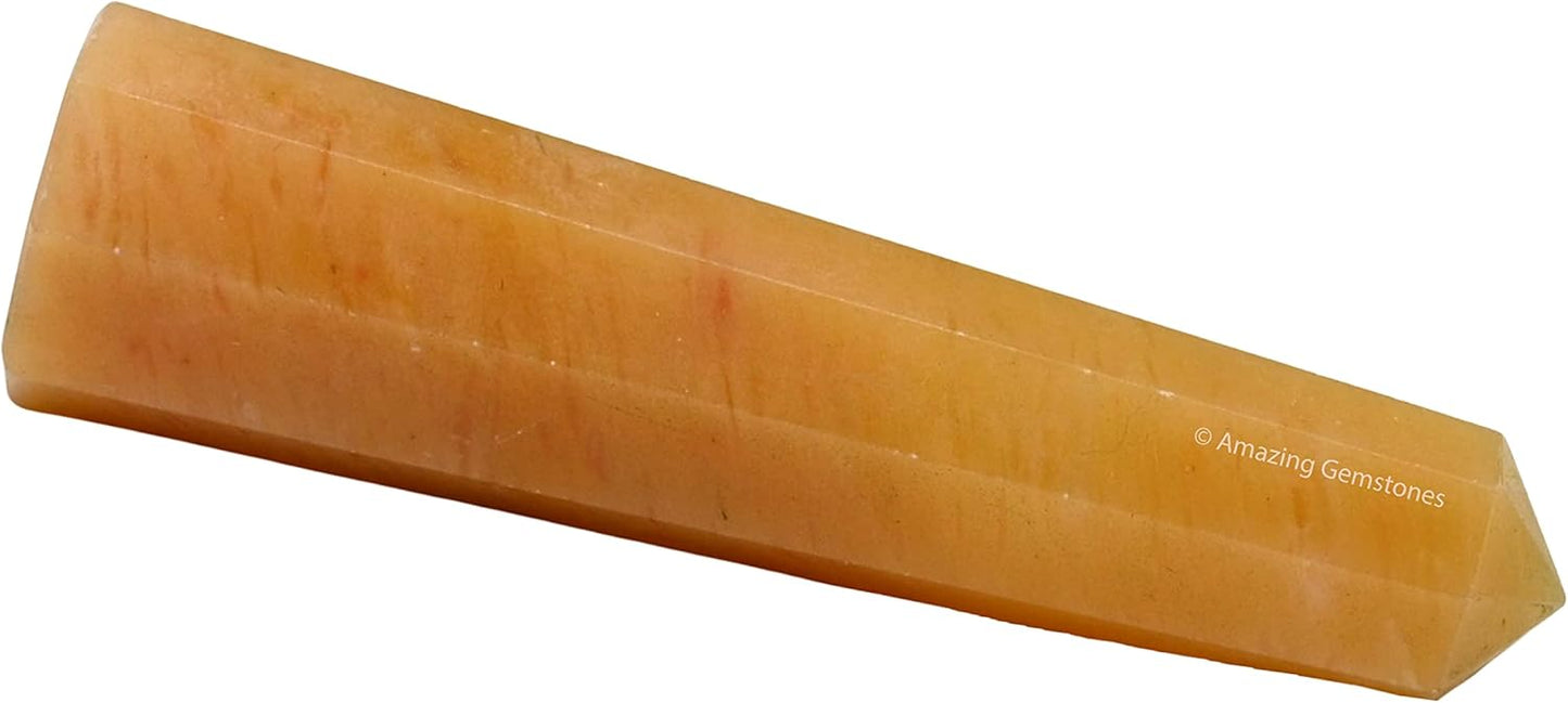 Amazing Gemstone Yellow Aventurine Crystal Towers ~ Natural Healing Crystal Point Obelisk for Reiki Healing and Crystal Grid (2 to 3 INCH)