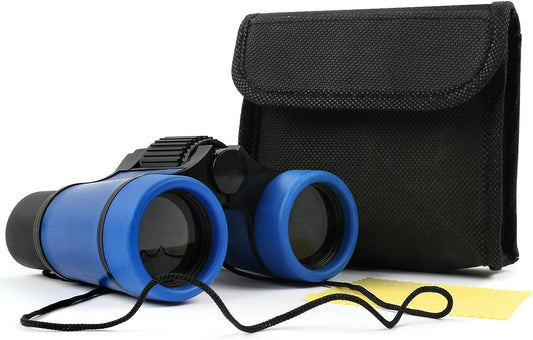 Scotamalone Kids Binoculars Shock Proof Toy Binoculars Set for Age 3-12 Years Old Boys Girls Bird Watching Educational Learning Hunting Hiking Birthday Presents
