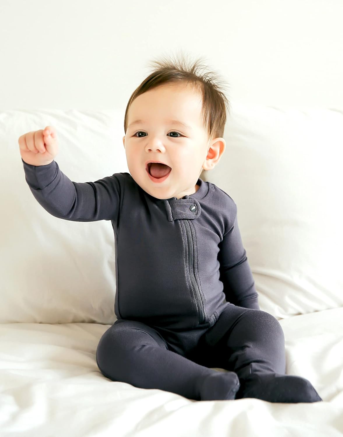 VAENAIT BABY Infant Toddler Boys Girls Footed One-Piece Sleep and Play Premium Modal Pajamas 1-2 Pieces