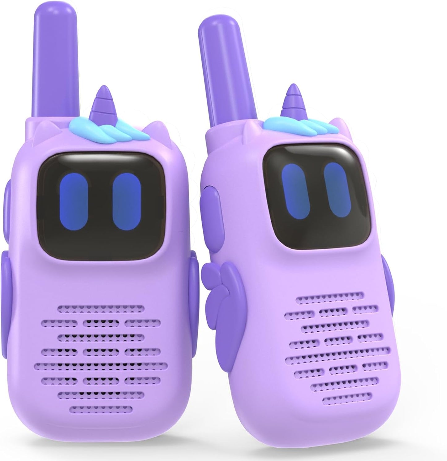 Purple Walkie Talkies with Silicone Cover, Toys for 3-4 Year Old Girls Boys, Kids Walkie Talkies 1000FT Range 2 Way RadioToy Christmas Birthday Gifts for 6-10 Year Old Girls Boys