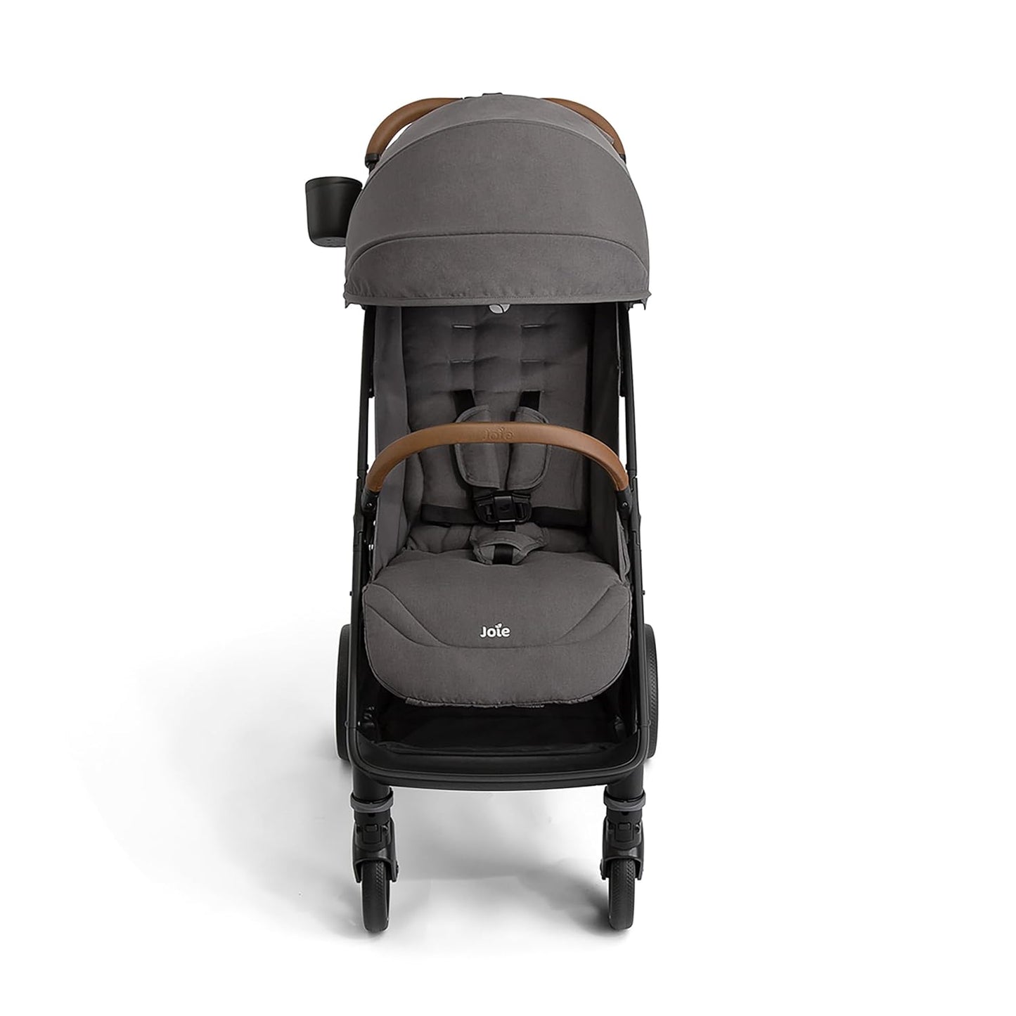 Joie Nutmeg Compact Stroller – Lightweight and Compact Stroller with One-Hand Fold (Thunder)
