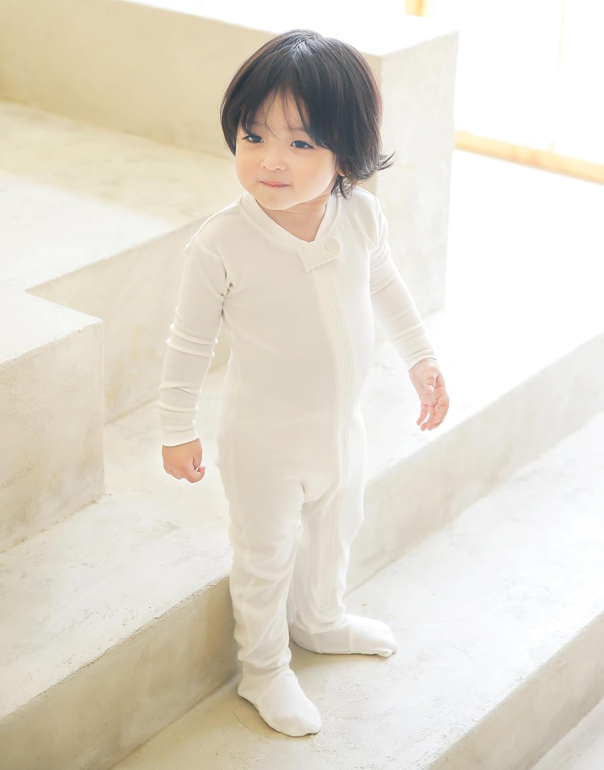 VAENAIT BABY Infant Toddler Boys Girls Footed One-Piece Sleep and Play Premium Modal Pajamas 1-2 Pieces