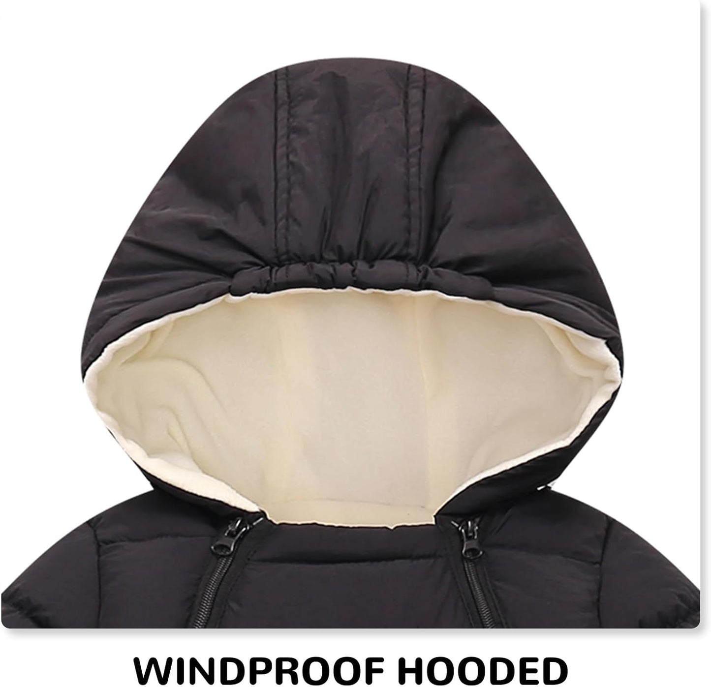 Toddler Snow Suit Baby Snowsuit Infant Boy Winter Coat Girl Puffer Clohtes 0-2T