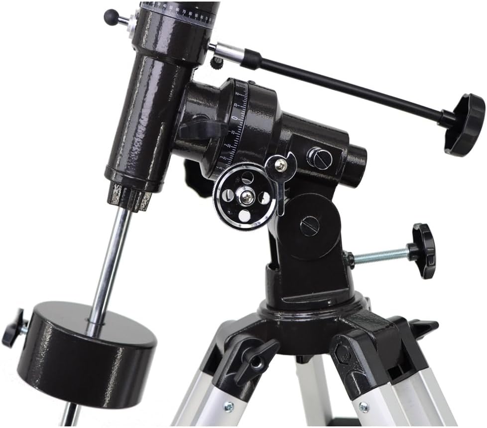 750x 150 mm Reflector Newtionan Astronomical Telescope High Power Equatorial Mount Star Planet Moon Saturn Jupiter