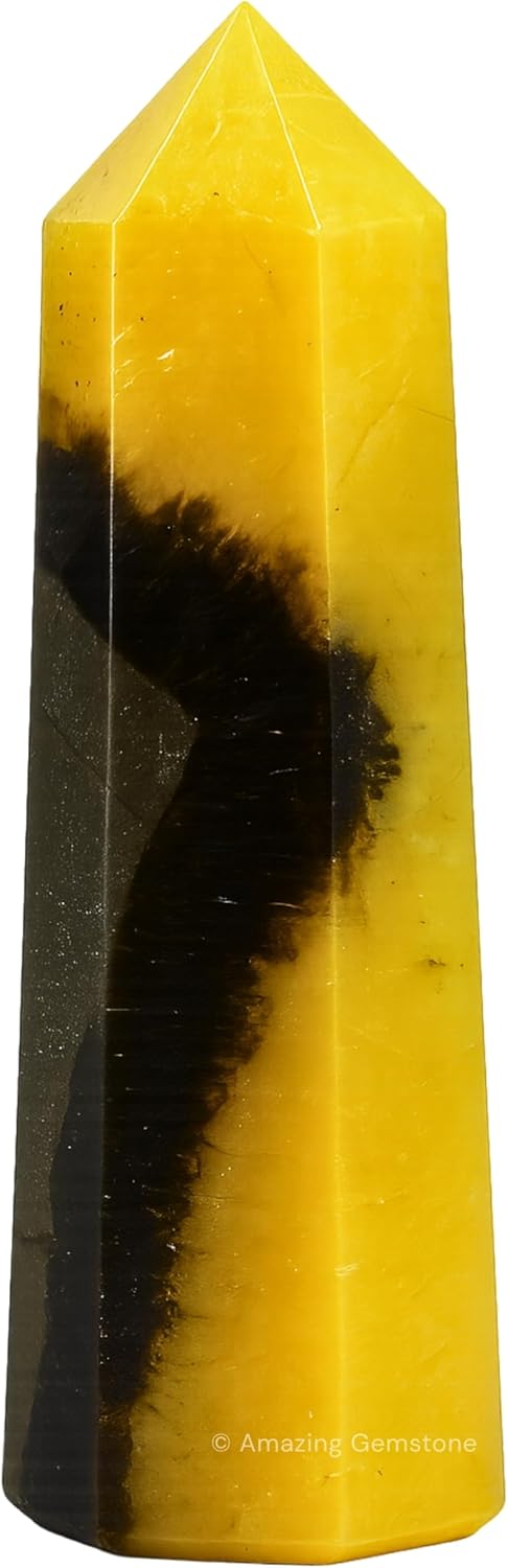 Amazing Gemstone Septarian Crystal Towers - Natural Healing Crystal Point Obelisk for Reiki Healing and Crystal Grid (2 Inch to 3 Inch)